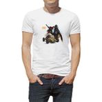 Qivi Pubg Baskılı Beyaz Erkek Örme Tshirt - XS