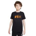 Qivi Pubg Dinner Baskılı Siyah Unisex Çocuk T-shirt