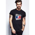 Qivi Pubg Ilovethisgame Baskılı Siyah Erkek Örme T-shirt