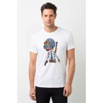 Qivi Pubg Pubg Baskılı Beyaz Erkek Örme Tshirt