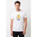 Qivi Pubg Stay Out Baskılı Beyaz Erkek T-shirt