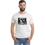 Qivi Queen We Will Rock You Baskılı Beyaz Erkek T-shirt