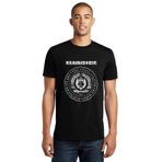 Qivi Rammistein Baskılı Siyah Erkek Örme T-shirt
