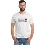 Qivi Red Dead Logo Baskılı Beyaz Erkek T-shirt