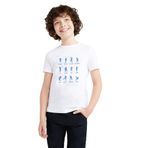 Qivi RF0338-COCTS Baskılı Beyaz Unisex Çocuk T-shirt