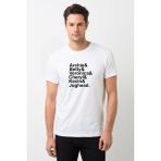 Qivi Riverdale Characters Name Baskılı Beyaz Erkek T-shirt