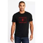 Qivi Riverdale El Royale Boxing Club Baskılı Siyah Erkek Örme T-shirt