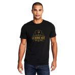 Qivi Riverdale La Bonne Nuit Baskılı Siyah Erkek Örme T-shirt