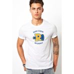 Qivi Riverdale Vixens Baskılı Beyaz Erkek Örme Tshirt - XS