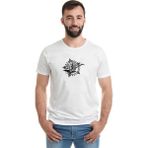 Qivi Rock Star Metal Rock Baskılı Beyaz Erkek T-shirt