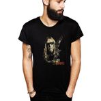 Qivi Scorpions Baskılı Siyah Erkek Örme T-shirt