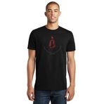 Qivi SFK0318ERKTS 11 Eleven Millie Baskılı Siyah Örme Erkek T-shirt