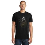 Qivi SFK0435ERKTS Link in Park Chester Bennington Rock Baskılı Siyah Örme Erkek T-shirt