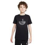 Qivi SFK0596-COCTS Baskılı Unisex Çocuk Siyah Sweatshirt