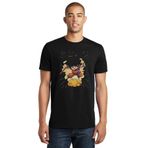 Qivi SFK0615ERKTS Anime Dragon Ball Baskılı Siyah Örme Erkek T-shirt