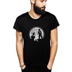 Qivi SFK0616ERKTS Anime Dragon Ball Baskılı Siyah Örme Erkek T-shirt