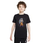Qivi SFK0623-COCTS Baskılı Unisex Çocuk Siyah Sweatshirt