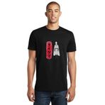 Qivi SFK0642ERKTS Anime One Punch Man Baskılı Siyah Örme Erkek T-shirt
