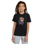 Qivi SFK0701-COCTS Rick Morty Geez Baskılı Unisex Çocuk Siyah Sweatshirt