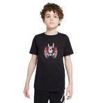 Qivi SFK0781-COCTS Baskılı Unisex Çocuk Siyah Sweatshirt