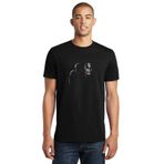 Qivi SFK0867ERKTS Joker Baskılı Siyah Örme Erkek T-shirt