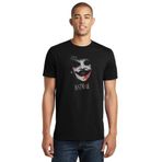 Qivi SFK0870ERKTS Joker Baskılı Siyah Örme Erkek T-shirt