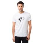 Qivi Silhouette Dandylion Flight Baskılı Beyaz Erkek T-shirt