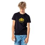 Qivi Silhouette Halloween Pumpkin Baskılı Unisex Çocuk Siyah Sweatshirt