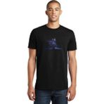 Qivi Singin In The Rain Baskılı Siyah Erkek Örme Tshirt - XS
