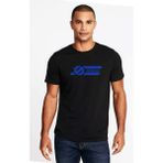 Qivi Ssparco Baskılı Siyah Örme Erkek T-shirt