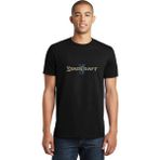 Qivi Starcraft Baskılı Siyah Örme Erkek T-shirt