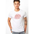Qivi Strokes Is This It Logo Widescreen Baskılı Beyaz Erkek Örme T-shirt