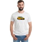 Qivi Suzuki Swift Baskılı Beyaz Erkek Örme T-shirt