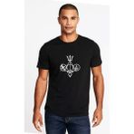 Qivi Symbols Bria's Special All Fandom Sign Baskılı Siyah Erkek Örme T-shirt