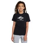 Qivi Team Secret Baskılı Unisex Çocuk Siyah T-shirt