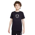 Qivi Teen Wolf Baskılı Unisex Çocuk Siyah T-shirt