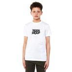 Qivi Teen Wolf Logo Baskılı Unisex Çocuk Beyaz T-shirt