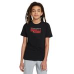 Qivi The Umbrella Academy Logo yazi 2 Baskılı Unisex Çocuk Siyah Sweatshirt