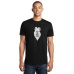 Qivi The100 May We Meet Again İki Baskılı Siyah Erkek Örme T-shirt