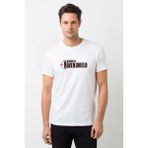Qivi Tom Clancys Rainbow Six Raven Shield Baskılı Beyaz Erkek Örme T-shirt