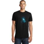 Qivi Undertale Gölge Baskılı Siyah Erkek Örme T-shirt