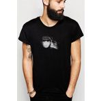 QIVI Uzumaki Naruto Sage Mode Baskılı Siyah Erkek Örme Tshirt
