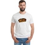 Qivi World Of Warcraft Cataclysm Baskılı Beyaz Erkek Örme T-shirt