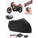 Qj SRV550 St Branda Siyah Arka Çanta Uyumlu(Topcase) Motosiket Brandası Motor Örtüsü Çadır Su Geçirmez Motosiklet Kılıfı Motor Brandası,lastikli,taşıma Torbalı