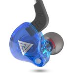 Qkz Ak6 3.5mm Kulak Kablolu Subwoofer Spor Kulaklık, Kablo Uzunluğu: Yaklaşık 1.2m (Mavi ve Kırmızı) (Yurt Dışından) - Antrasit