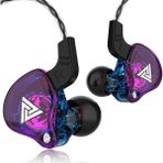 Qkz Ak6 3.5mm Kulak Kablolu Subwoofer Spor Kulaklık, Kablo Uzunluğu: Yaklaşık 1.2m (Mavi ve Kırmızı) (Yurt Dışından) - Renkli