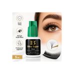QLASH IB İpek Kirpik Yapıştırıcısı 5 ml Ultra Super Güçlü Tutuşlu Profesyonel Kirpik Glue Yeşil Kapak