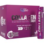 Qlife Collagen Shot Kollajen Peptitleri, Vitamin ve Mineral Kompleks Içeren Takviye Edici Gıda