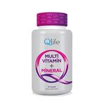 Qlife Multivitamin Mineral 30 Kapsül Vitamin
