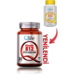 Qlife Vitamin B12 Metilkobalamin Dilaltı Tablet Takviye Edici Gıda